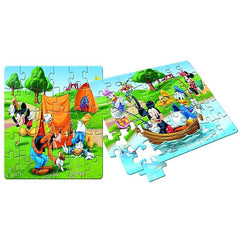 Frank Disney Mickey Mouse (2 Puzzles in 1) Sets of 30 & 40 pcs Each