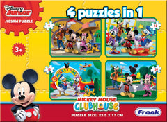 Frank Disney Mickey Mouse Clubhouse 4 in 1 Jigsaw Puzzles