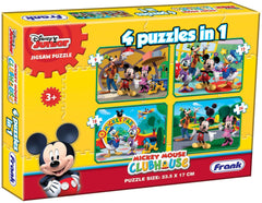 Frank Disney Mickey Mouse Clubhouse 4 in 1 Jigsaw Puzzles