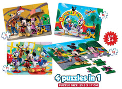 Frank Disney Mickey Mouse Clubhouse 4 in 1 Jigsaw Puzzles