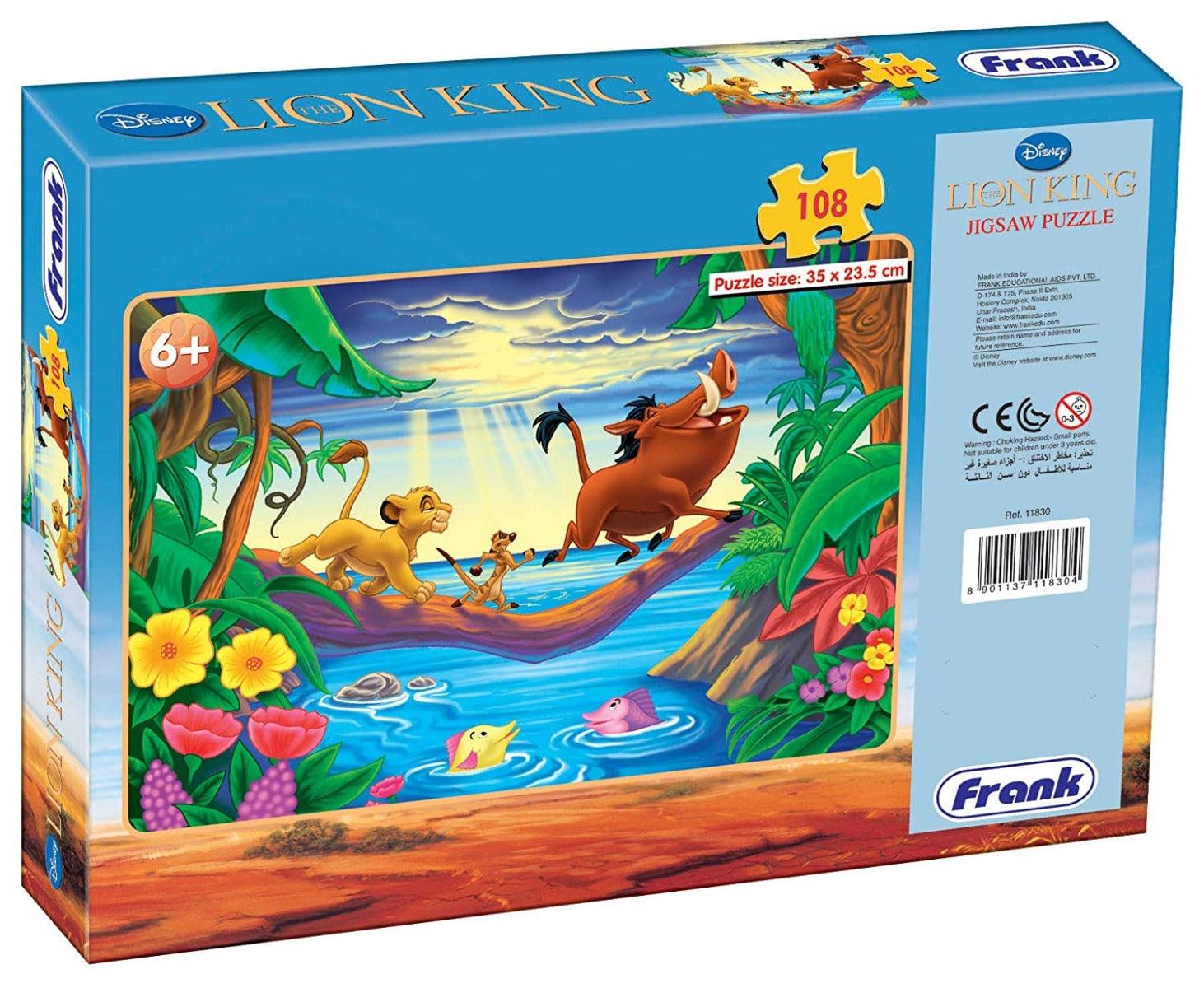 Frank Disney's The Lion King 108 Pieces Jigsaw Puzzle For 6 Year Old Kids And Above