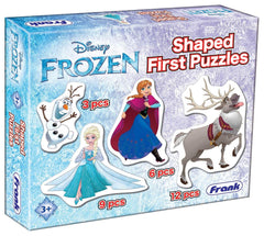 Frank Disney Shaped First Puzzles Frozen Jigsaw Puzzles- 3,6,9,12 pcs