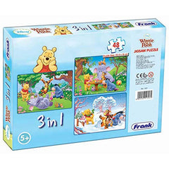 Frank Disney Winnie The Pooh 3 Puzzles in 1 (48 Pcs Each)