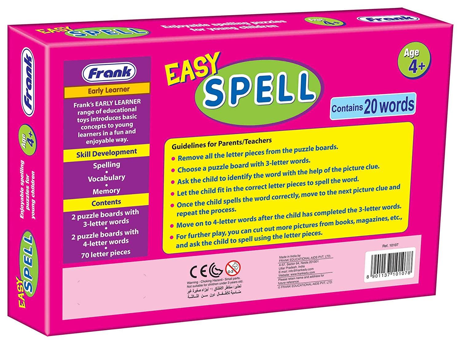Frank Easy Spell Puzzle