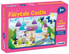 Frank Fairy Tale Castle 24 Pieces Giant Floor Puzzle for 3 Year Old Kids and Above