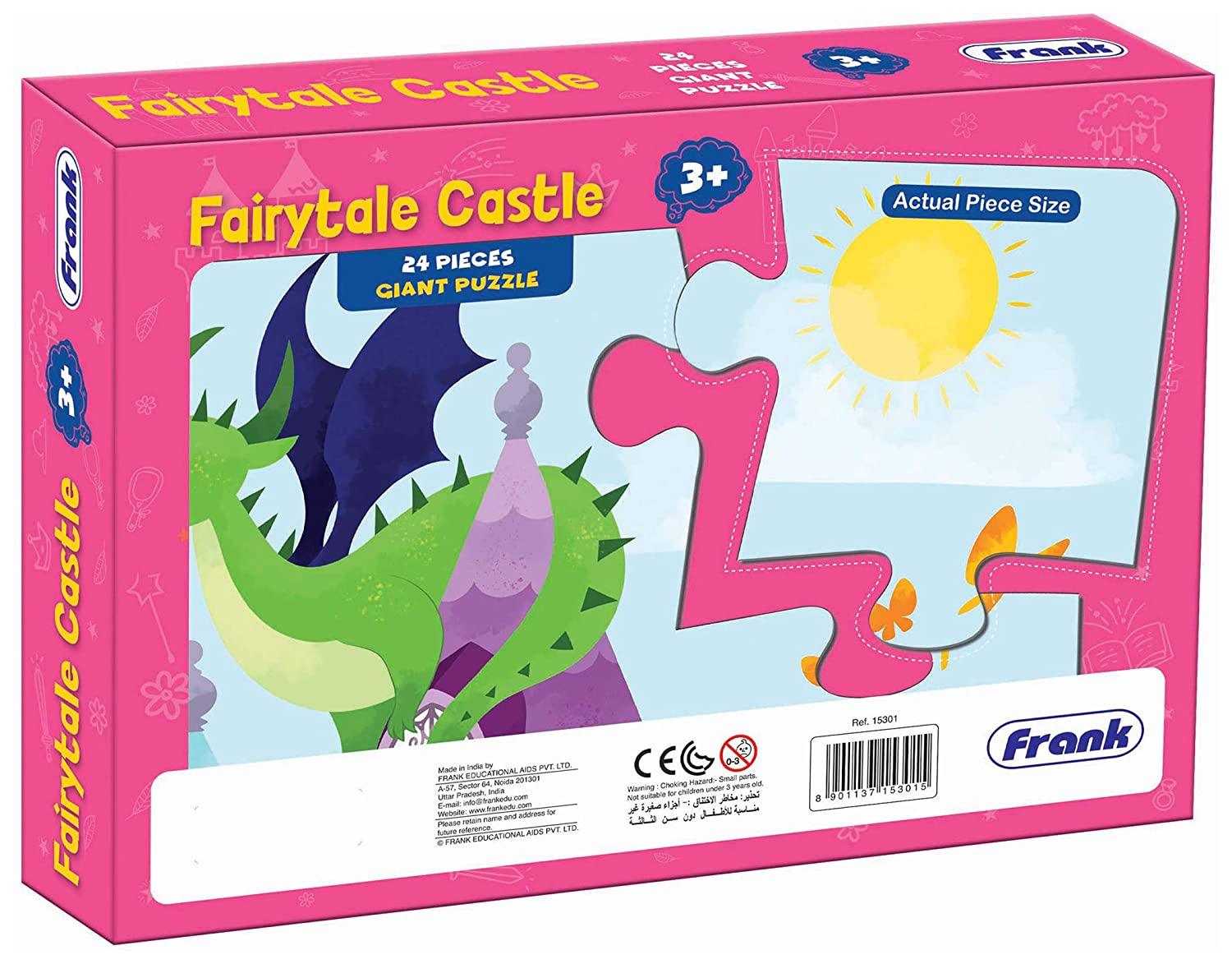 Frank Fairy Tale Castle 24 Pieces Giant Floor Puzzle for 3 Year Old Kids and Above