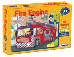 Frank Fire Engine 15 Pieces Floor Puzzle for 3 Year Old Kids and Above