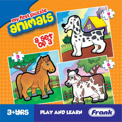 Frank Flowers My First Puzzle -  A set of 3