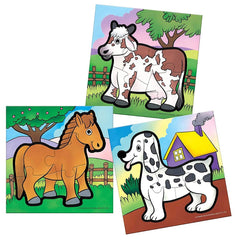 Frank Flowers My First Puzzle -  A set of 3