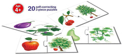 Frank Fruits & Vegetables Puzzle for 4 Year Old Kids and Above