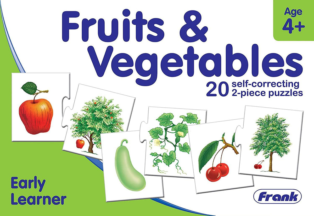 Frank Fruits & Vegetables Puzzle for 4 Year Old Kids and Above