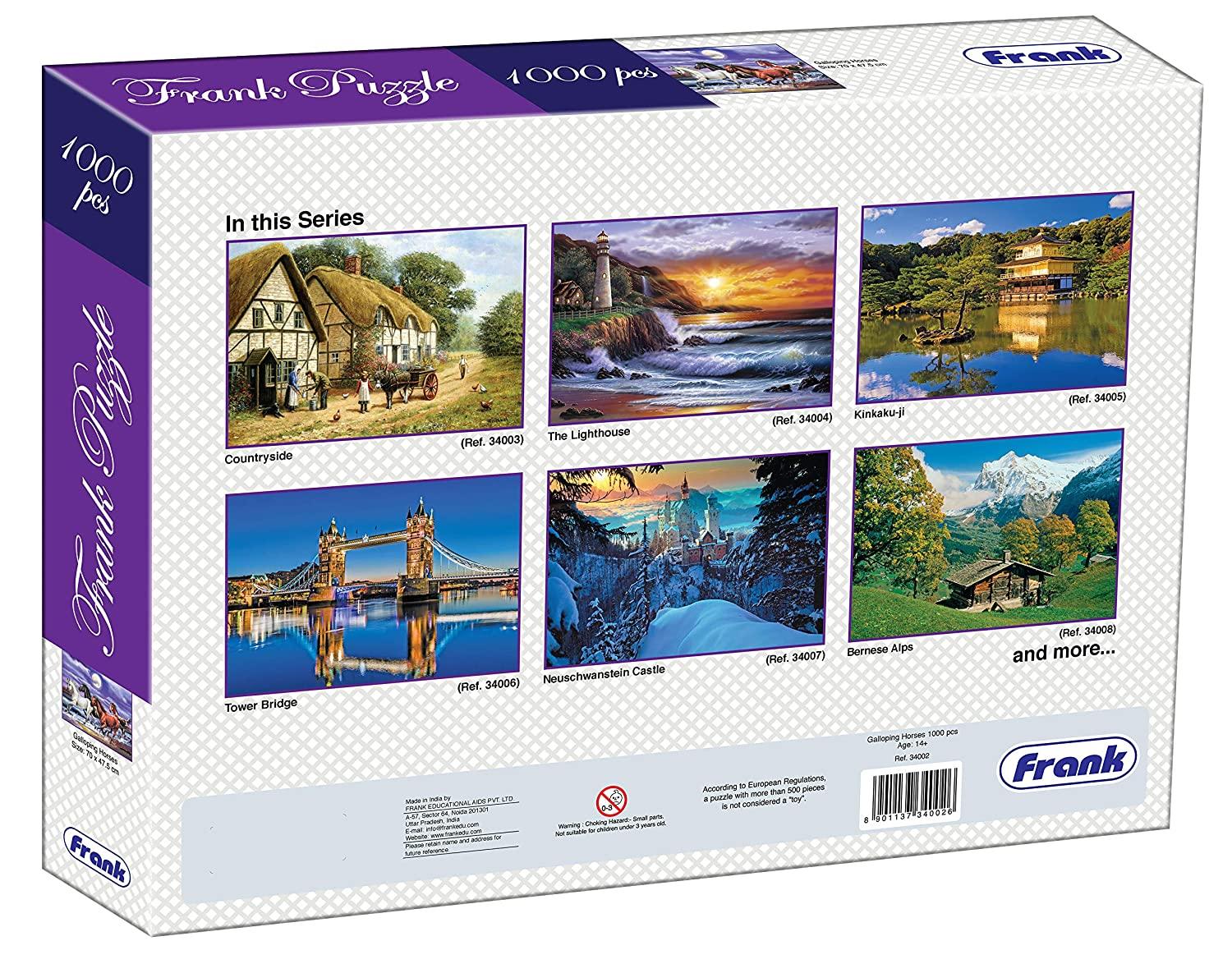 Frank Galloping Horses Jigsaw Puzzle (1000 Pcs)