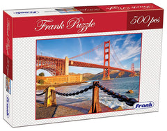 Frank Golden Gate Bridge 500 Pieces Jigsaw Puzzle for 10 Year Old Kids and Above