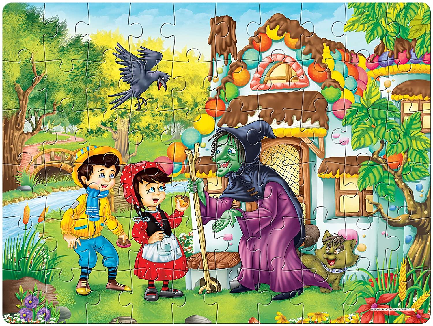 Frank Hansel & Gretel 60 Pieces Jigsaw Puzzle for 5 Year Old Kids and Above