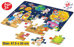 Frank In Space 24 Pieces Floor Puzzle for 3 Year Old Kids and Above