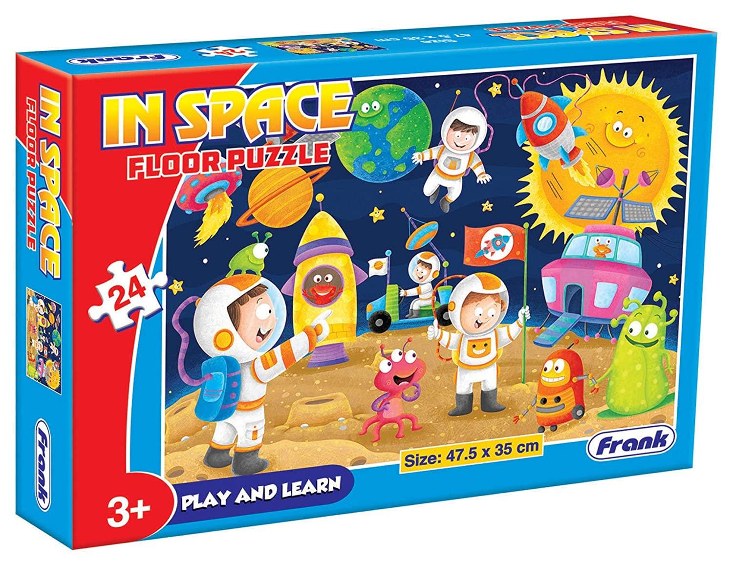 Frank In Space 24 Pieces Floor Puzzle for 3 Year Old Kids and Above