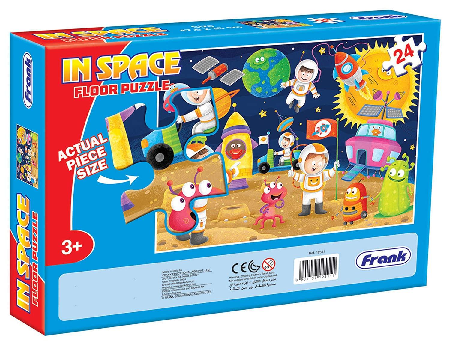 Frank In Space 24 Pieces Floor Puzzle for 3 Year Old Kids and Above