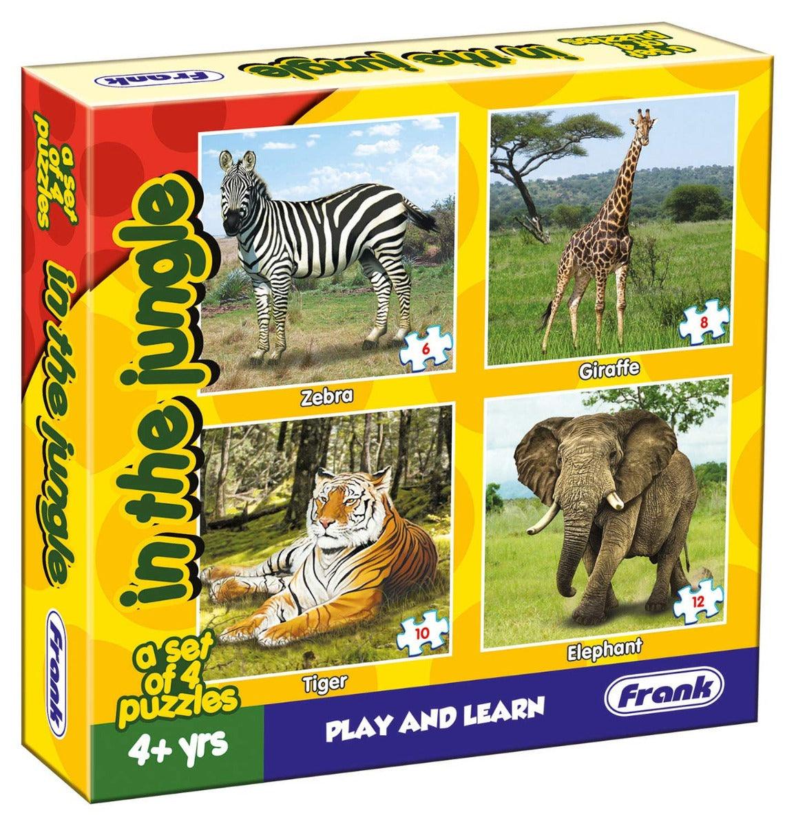 Frank In The Jungle Puzzle for 4 Year Old Kids And Above