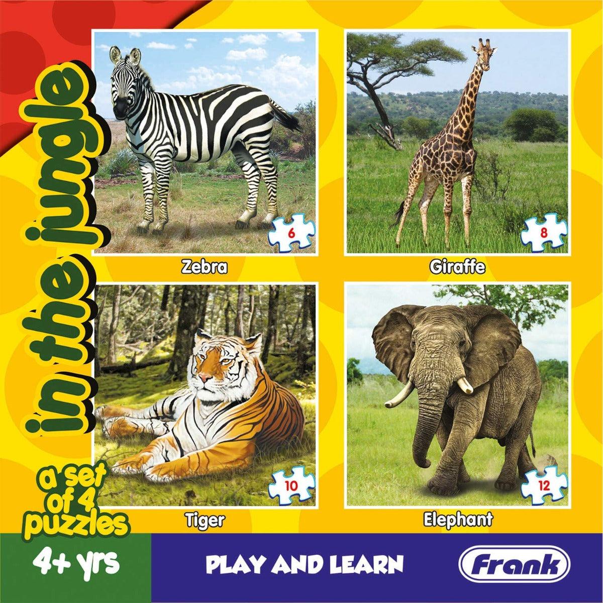 Frank In The Jungle Puzzle for 4 Year Old Kids And Above