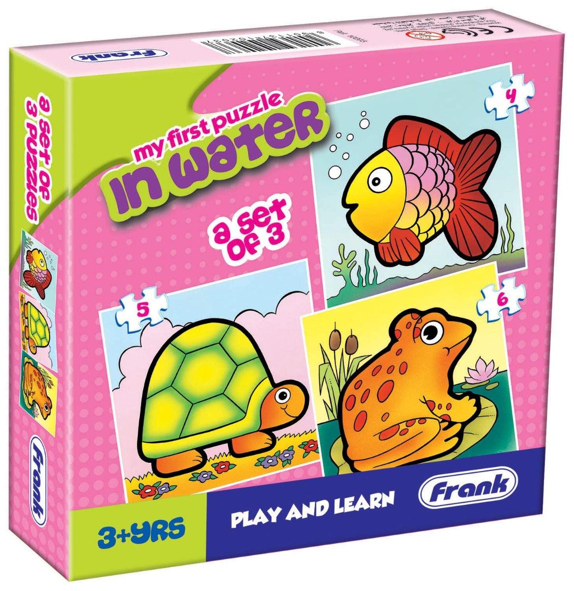 Frank In Water Puzzle for 3 Year Old Kids And Above
