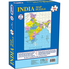 Frank India Map Puzzle ‚Äö√Ñ√¨ (108 Pieces)