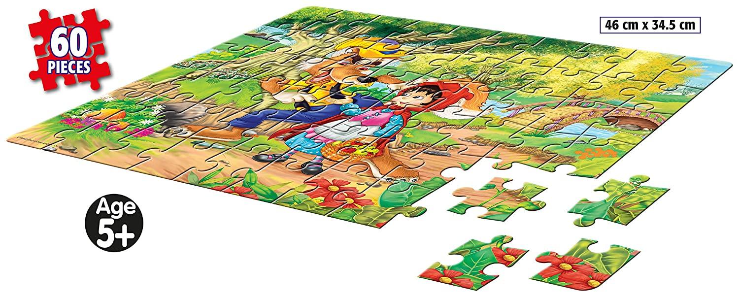 Frank Little Red Riding Hood 60 Pieces Jigsaw Puzzle for 5 Year Old Kids and Above