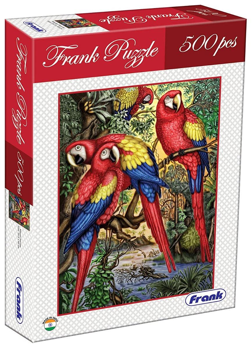Frank Macaw Parrots 500 Pieces Jigsaw Puzzle for 10 Years and Above