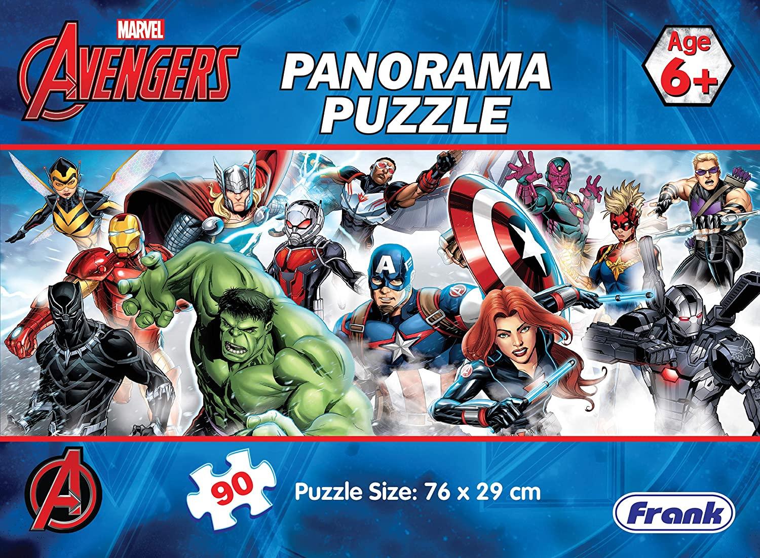 Frank Marvel Avengers Panorama Jigsaw Puzzle (90 Pcs)