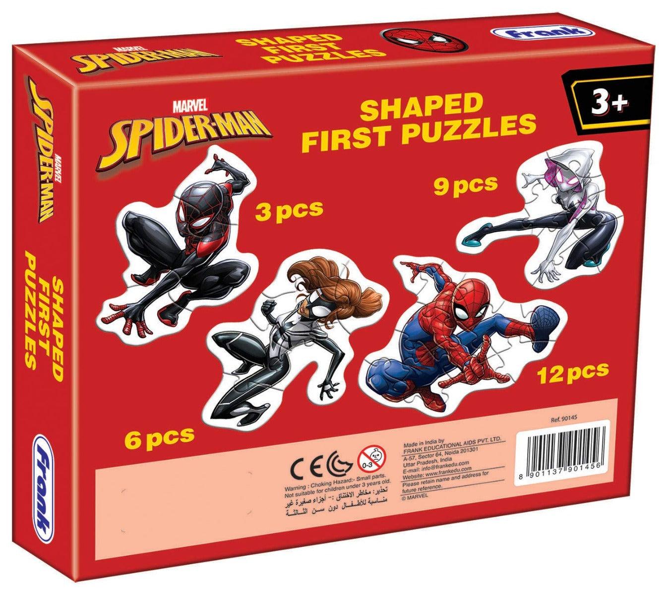 Frank Marvel's Spider-Man - Shaped First Puzzles Puzzle for 3 Year Old Kids and Above