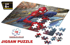 Frank Marvel Spider-Man 108 Pieces Jigsaw Puzzles for 6 Year Old Kids and Above