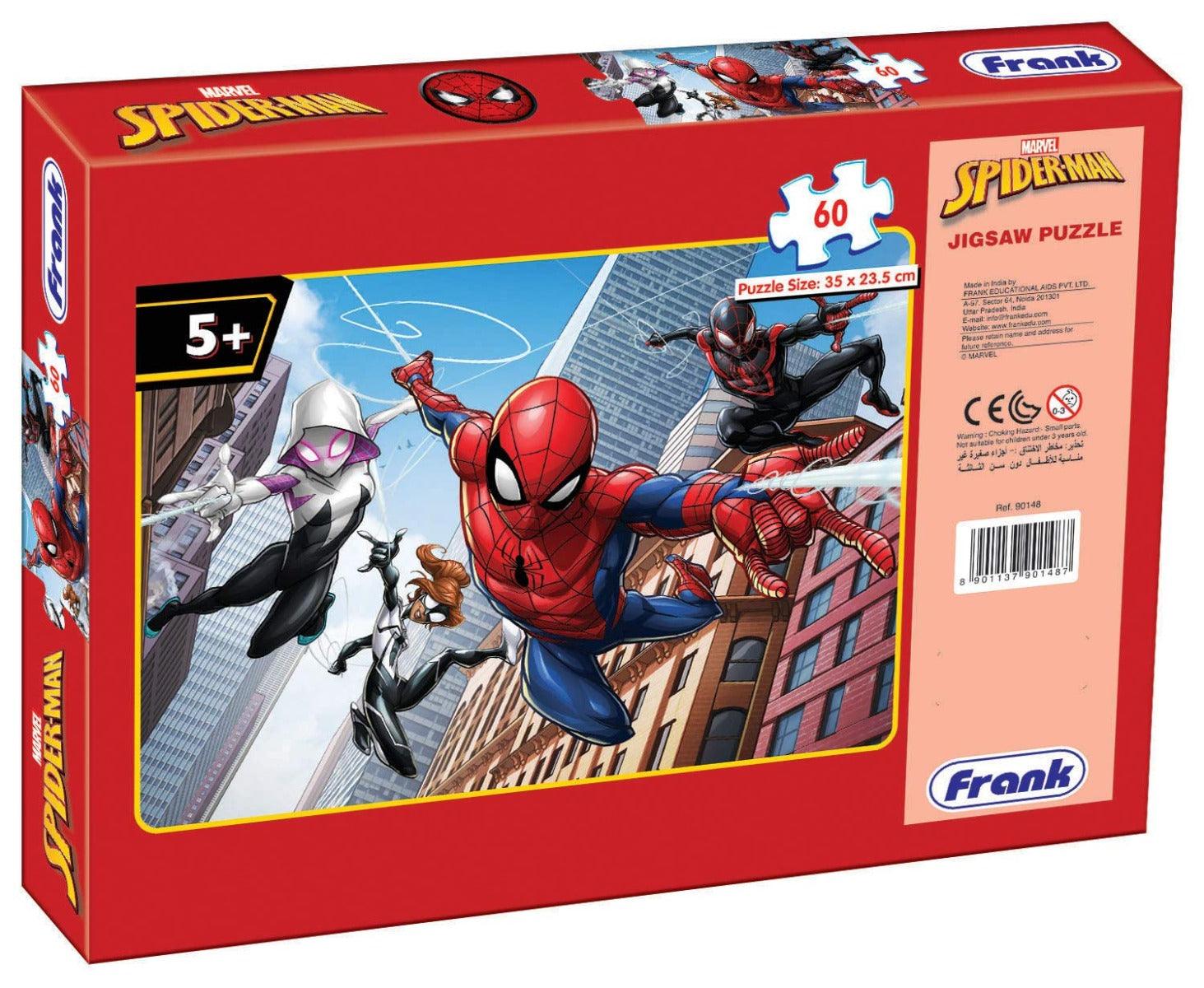 Frank Marvel Spider-Man 60 Pieces Jigsaw Puzzles for 6 Year Old Kids and Above