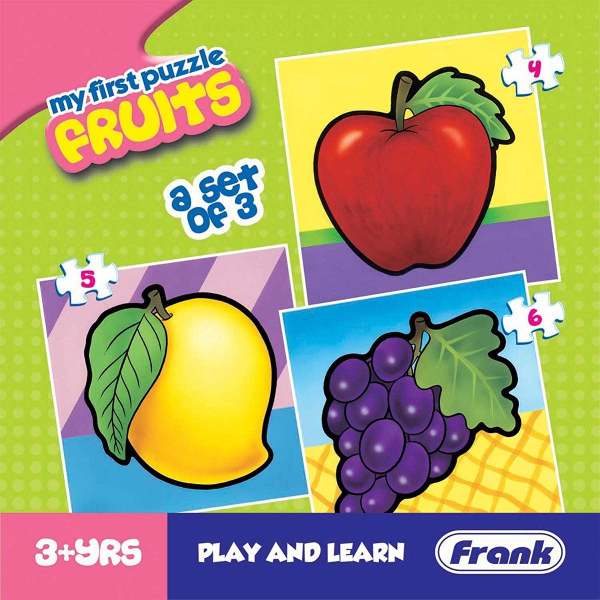 Frank My First Fruits Puzzle For 3 Year Old Kids And Above