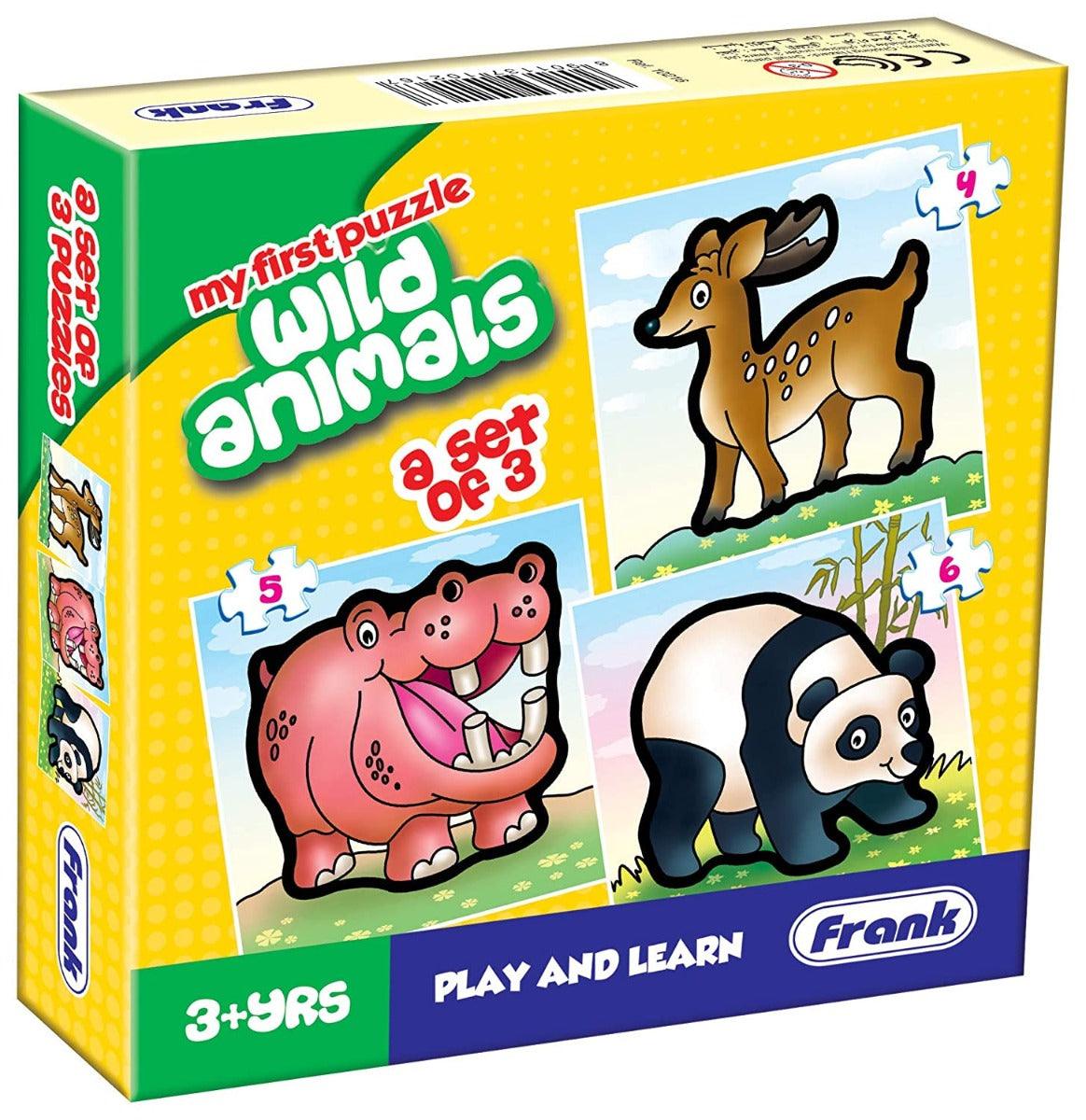 Frank My First Wild Animals Puzzle For 3 Year Old Kids And Above