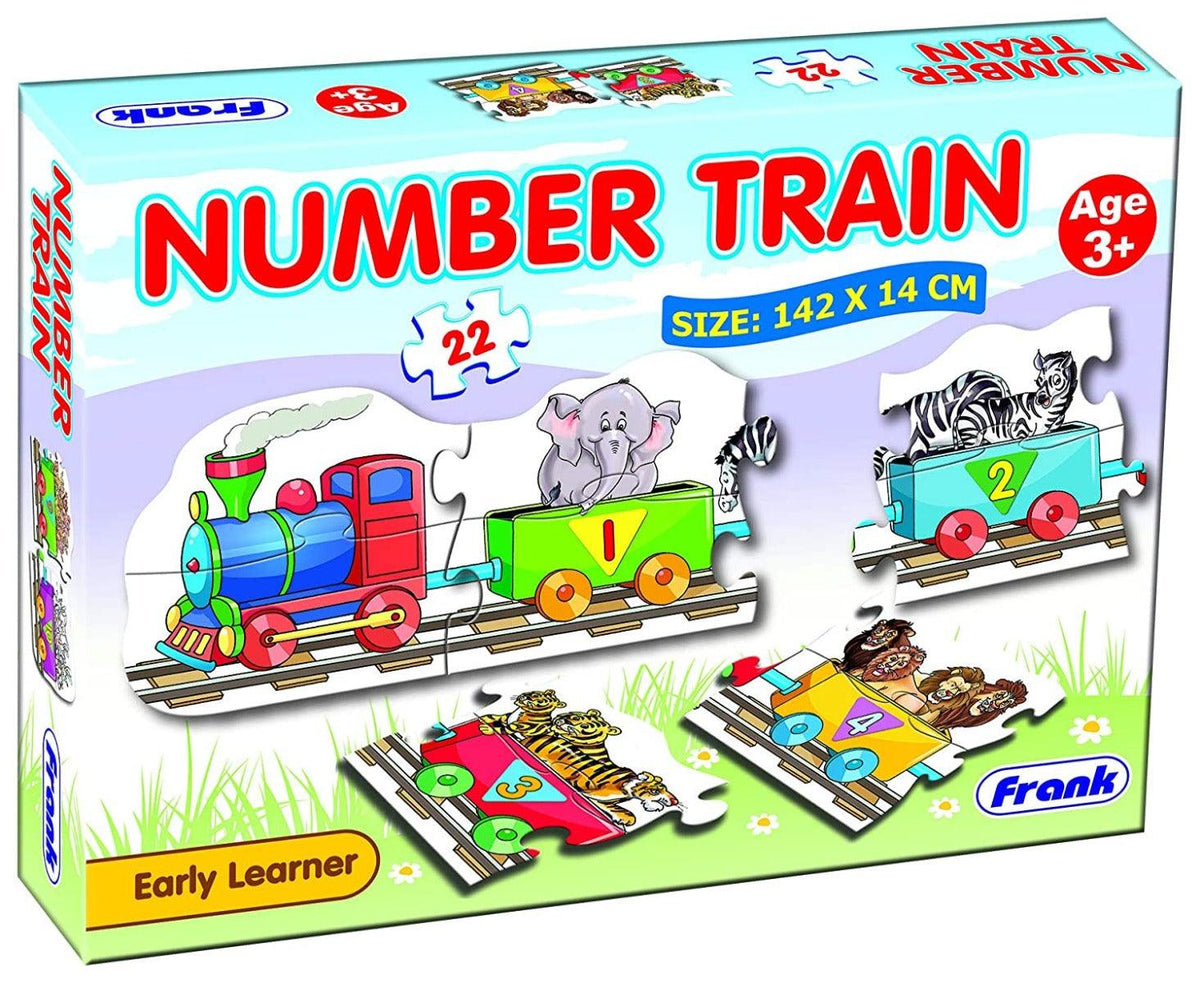 Frank Number Train Jigsaw Puzzle (22 Pcs)