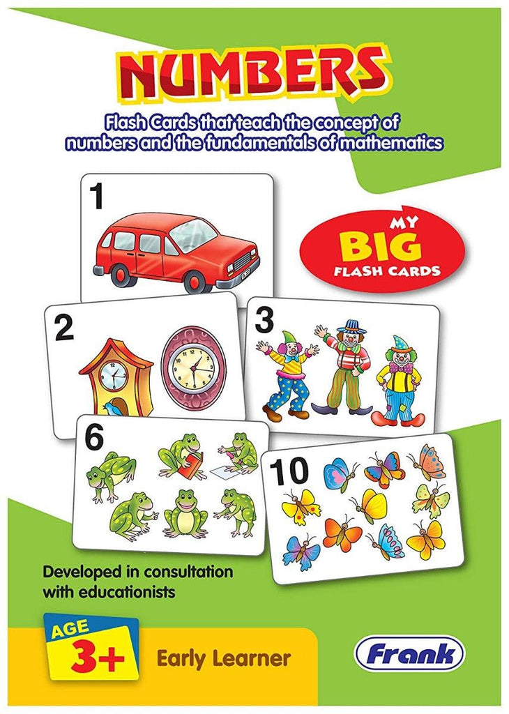 Frank Numbers - My Big Flash Cards for 3 Year Old Kids &amp; Above