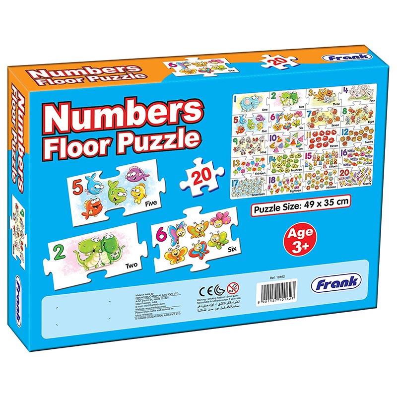 Frank Numbers Floor Puzzle 20 Big Pieces