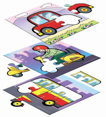Frank On Road Puzzle For 3 Year Old Kids And Above