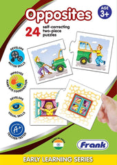 Frank Opposites Puzzle ‚Äö√Ñ√¨ 48 Pieces, 24 Self-Correcting 2-Piece Puzzles for Ages 3 & Above