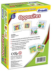 Frank Opposites Puzzle ‚Äö√Ñ√¨ 48 Pieces, 24 Self-Correcting 2-Piece Puzzles for Ages 3 & Above