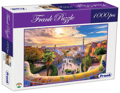 Frank Park Guell, Barcelona, Spain 1000 Pieces Jigsaw Puzzle for 14 Years and Above