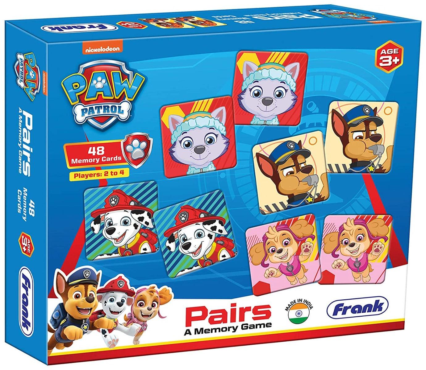 Frank Paw Patrol - Pairs A Memory Game for 3 Years and Above