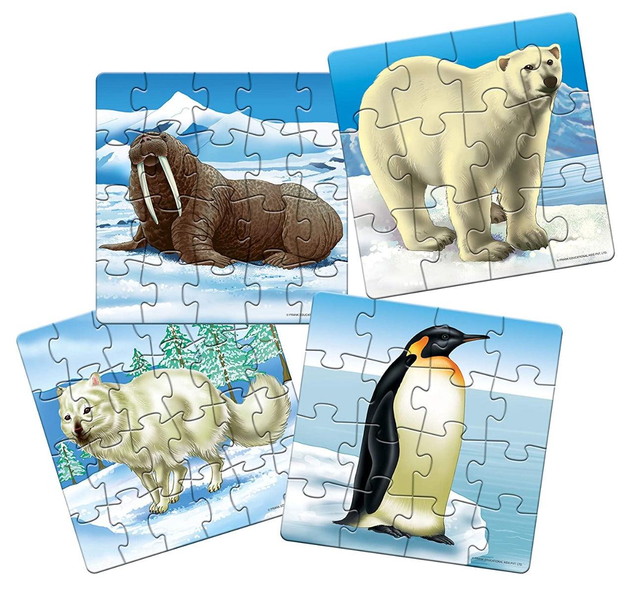 Frank Polar Animals Puzzle For 4 Year Old Kids And Above