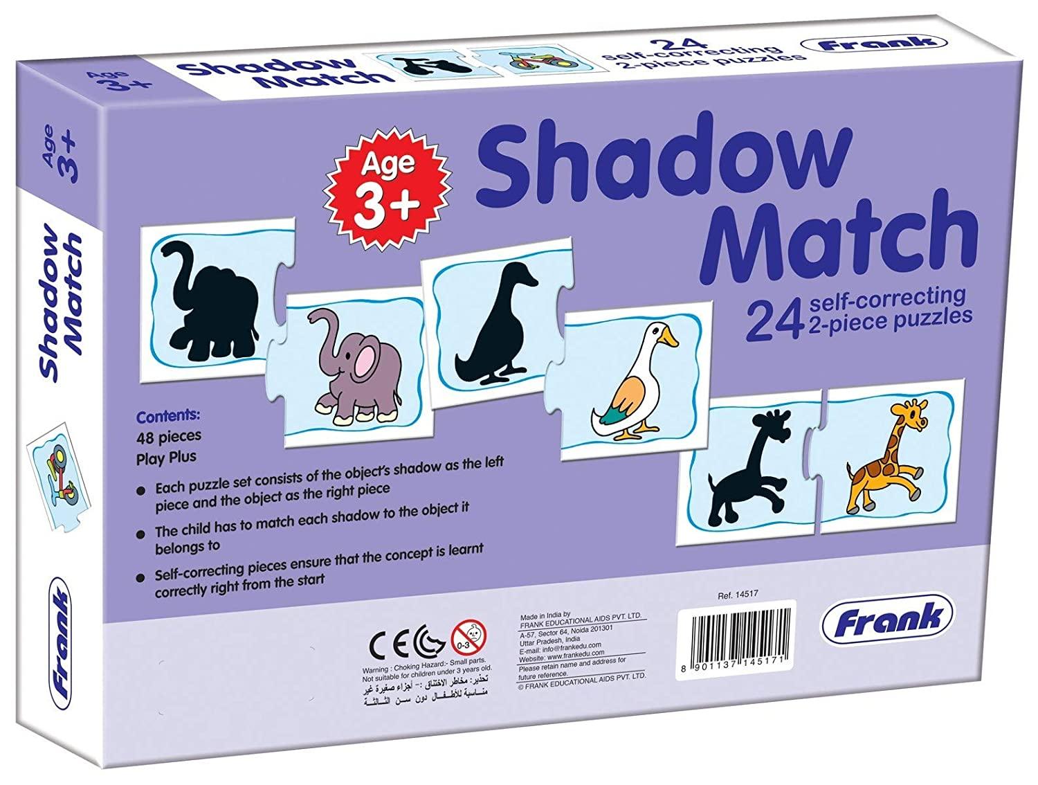 Frank Shadow Match Puzzle for 4 Year Old Kids and Above