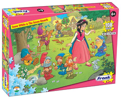 Frank Snow White & The Seven Dwarfs 108 Pieces Jigsaw Puzzle for 6 Year Old Kids and Above