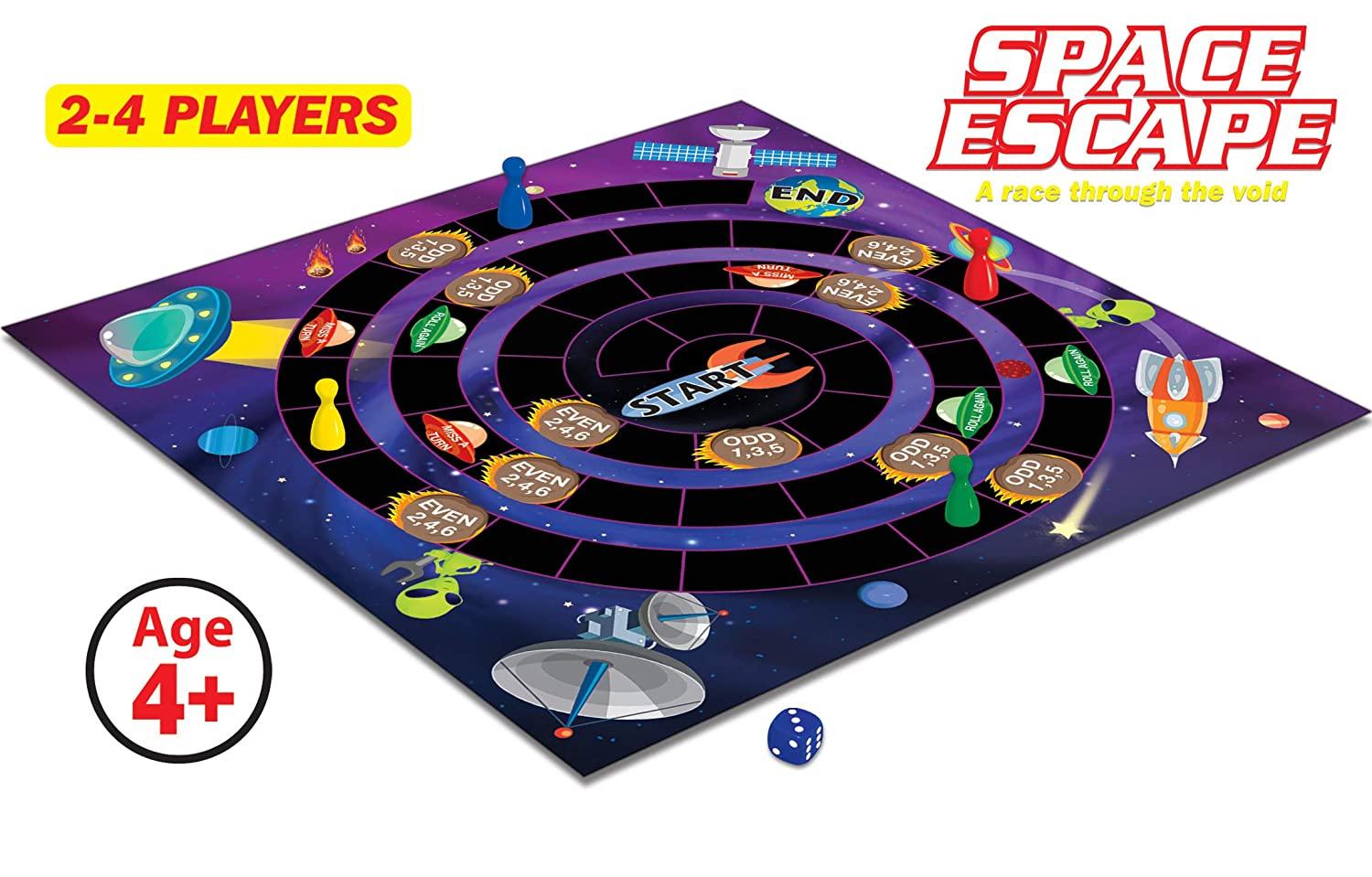 Frank Space Escape Board Game for Kids 4 Years and Above
