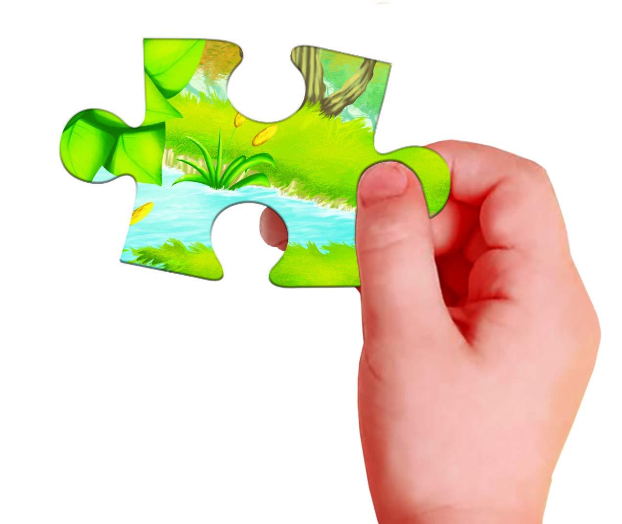 Frank The Hare & The Tortoise, The Three Little Pigs, The  Ugly Duckling  3 in 1 Jigsaw Puzzle