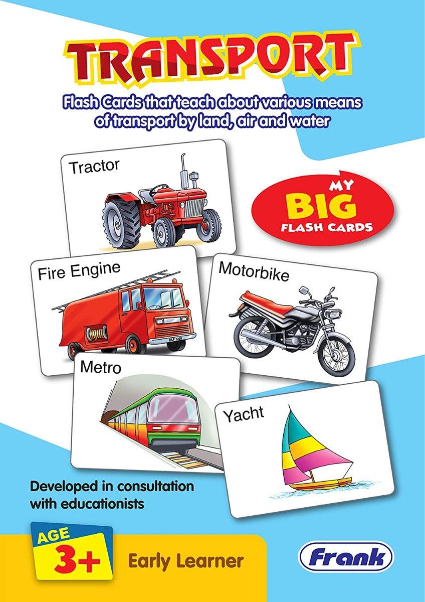 Frank Transport - My Big Flash Cards for 3 Year Old Kids & Above