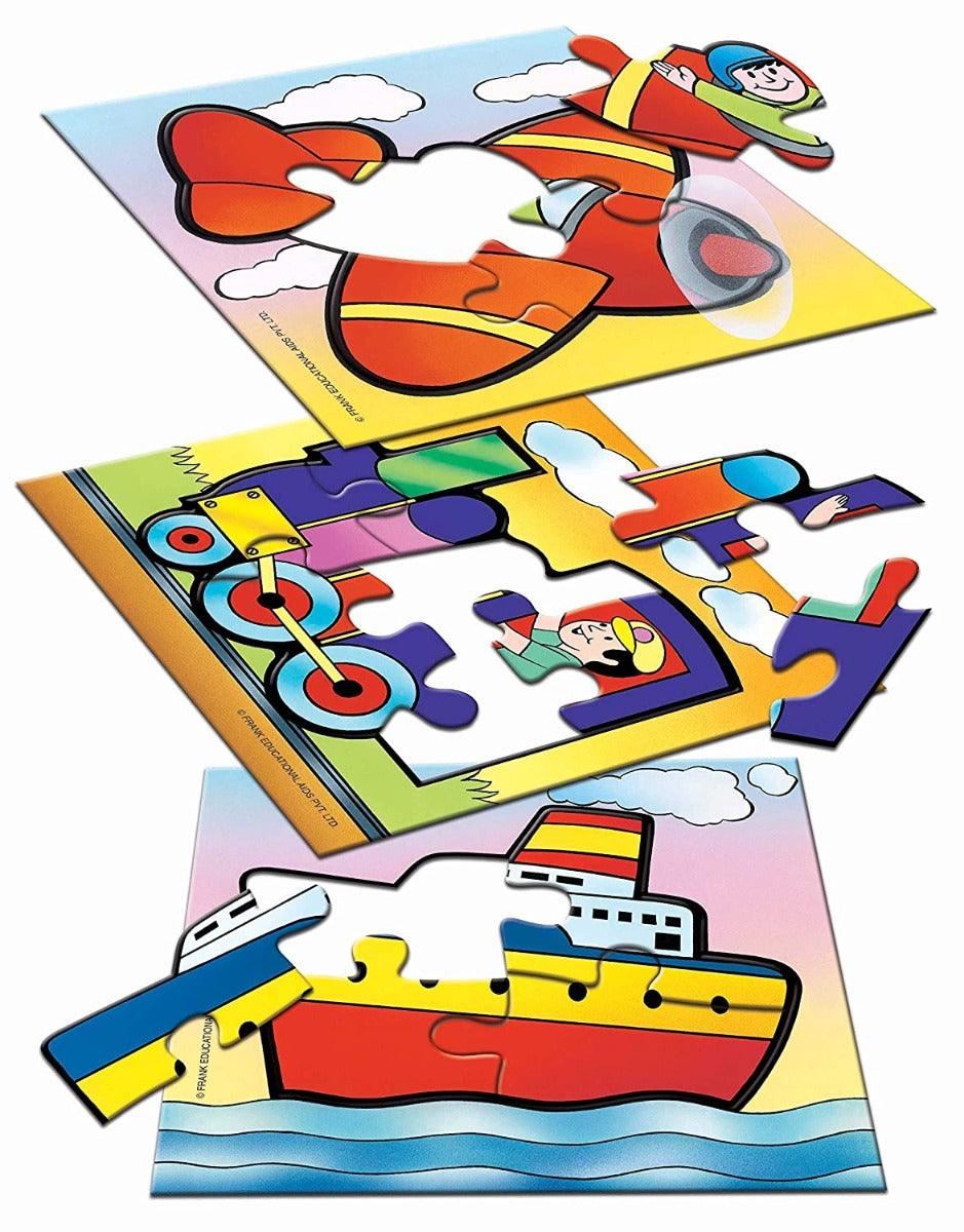 Frank Travel Time Puzzle for 3 Year Old Kids And Above
