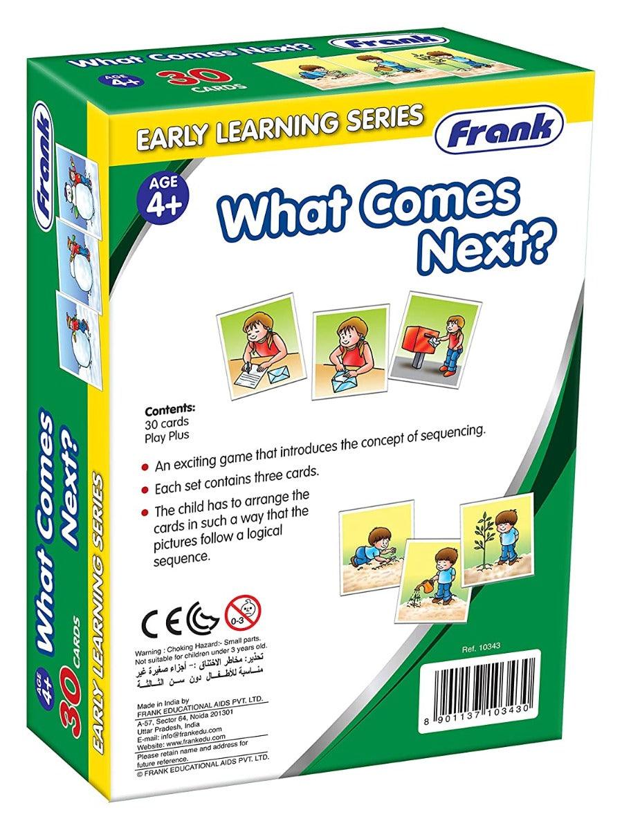 Frank What Comes Next Game ‚Äö√Ñ√¨ 30 Picture Cards, 10 Sets, Early Learner Matching Picture Card Game with Images