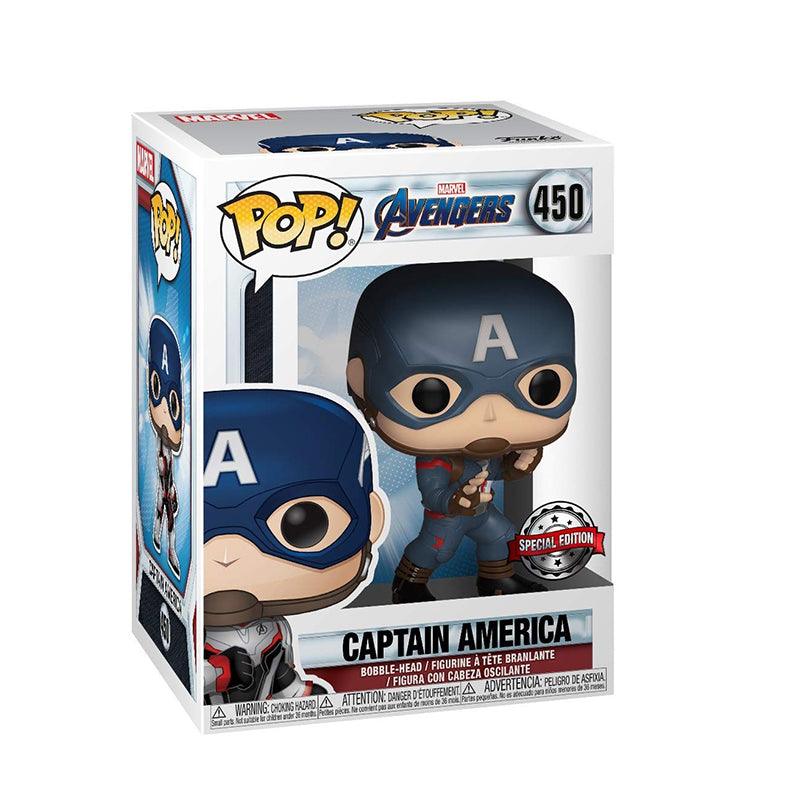 Funko Pop! Avengers End Game - Captain America Hot Topic Exclusive Pop Bobblehead Figure